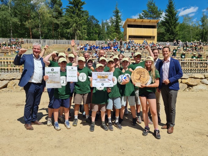 Als Landessieger wurde die 2. Klasse der MS Pöggstall gekürt. Ein Wassersporttag mit den WSC Wakesharks Marbach/Donau wartet als Preis.