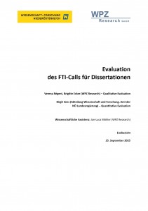 Evaluation FTI-Call Dissertationen