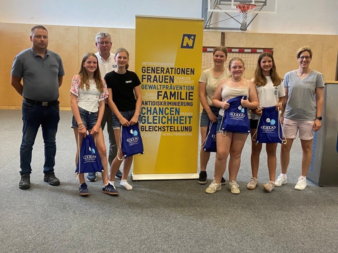 Dritter Platz Rätselrallye Gruppe: „Die Glücksengerl“ MS Neuhofen, ESA