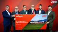 Premierenfahrt für den neuen ÖBB Cityjet Doppelstockzug